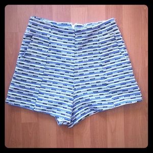 Calabasas Shorts (Blue Pattern)